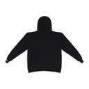 BLACK FLOR HOOPS HOODIE