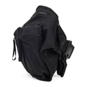 BLACK NYLON SLING BACKPACK