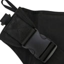 BLACK NYLON SLING BACKPACK