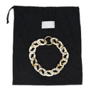 WHITE/BROWN SIPENTA CHAINE NECKLACE