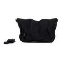 BLACK MESSENGER BAG