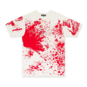 WHITE SPLATTERED T-SHIRT