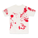 WHITE SPLATTERED T-SHIRT