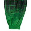 BLACK/GREEN SWISHIES DUO PATTERNED STRAIGHT PANTS