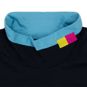 NAVY MONITOR TURTLENECK SWEATER