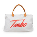 WHITE LONGER CHAMP TOTE BAG