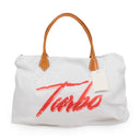 WHITE LONGER CHAMP TOTE BAG