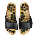 BLACK MASSAGE SANDALS