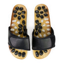 BLACK MASSAGE SANDALS