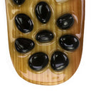 BLACK MASSAGE SANDALS