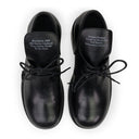 BLACK LACED UP LOW OXFORDS