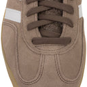 BROWN/WHITE/GOLD GAZELLE INDOOR SNEAKERS