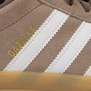 BROWN/WHITE/GOLD GAZELLE INDOOR SNEAKERS