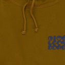 BROWN STACKED LOGO HOODIE