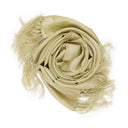 CREAM SILK DICE SCARF