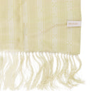 CREAM SILK DICE SCARF