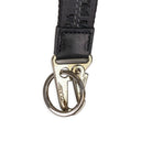 BLACK INDUSTRIAL LANDYARD KEY RING