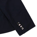 NAVY DRAPED BLAZER