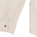 CREAM FLEECE BUTTON-DOWN SHIRT