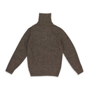 TAN MARLED TURTLENECK SWEATER