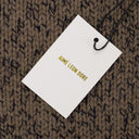 TAN MARLED TURTLENECK SWEATER