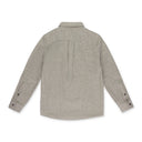 CREAM MERINO WOOL BUTTON-DOWN SHIRT