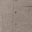 CREAM MERINO WOOL BUTTON-DOWN SHIRT