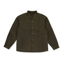 GREEN REVERSIBLE FILLED OVERSHIRT