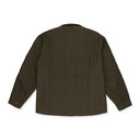 GREEN REVERSIBLE FILLED OVERSHIRT