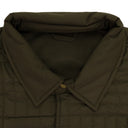 GREEN REVERSIBLE FILLED OVERSHIRT