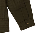 GREEN REVERSIBLE FILLED OVERSHIRT