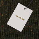 GREEN HALF-ZIP PULLOVER WORK JACKET