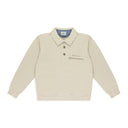 WHITE NEW BALANCE FLEECE POPOVER WORK JACKET