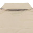 WHITE NEW BALANCE FLEECE POPOVER WORK JACKET