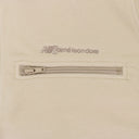 WHITE NEW BALANCE FLEECE POPOVER WORK JACKET