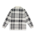 CREAM BUFFALO CHECK RUGBY POLO SHIRT