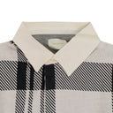 CREAM BUFFALO CHECK RUGBY POLO SHIRT