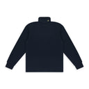 NAVY CREST TURTLENECK SWEATER