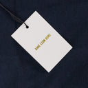 NAVY CREST TURTLENECK SWEATER