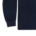 NAVY CREST TURTLENECK SWEATER