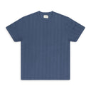 INDIGO DROP NEEDLE UNIFORM T-SHIRT