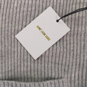 SILVER WAFFLE KNIT CARDIGAN