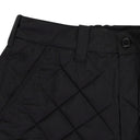 BLACK FW23 NYLON QUILTED PANTS