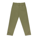 GREEN GARMENT DYED FATIGUE PANTS