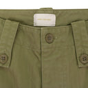 GREEN GARMENT DYED FATIGUE PANTS