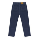 BLUE GARMENT DYED STRAIGHT FIT DENIM
