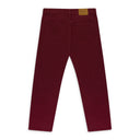 RED GARMENT DYED STRAIGHT FIT DENIM