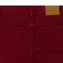 RED GARMENT DYED STRAIGHT FIT DENIM