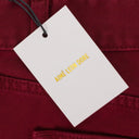 RED GARMENT DYED STRAIGHT FIT DENIM