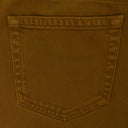 BROWN GARMENT DYED STRAIGHT FIT DENIM